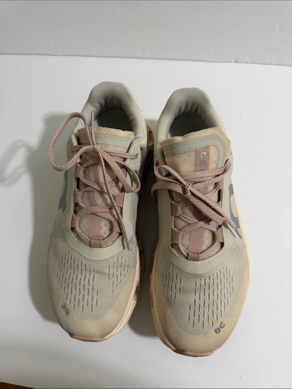CloudMonster Women's Running Shoes in Sand and Blush